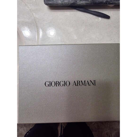 Giorgio Armani Empty Silver Designer Gift Box - Picture 1 of 6
